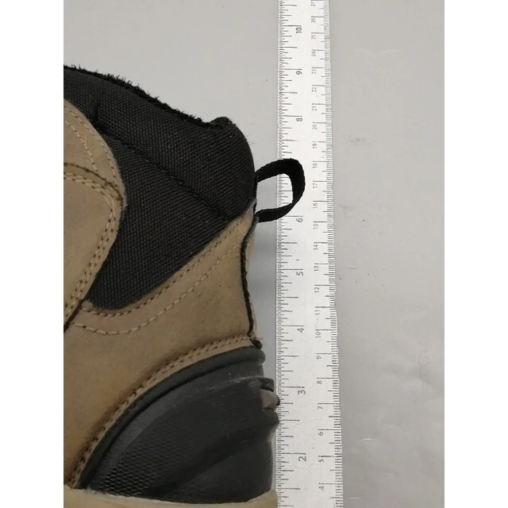 Khombu Boots Mens Cliff Brown 8 Cold Weather Shoe Lined Durable Zip Winter